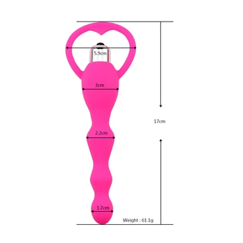 G Spot Vagin, Clitoris Vibratoare Femei cu Margele Masaj Vibrator rezistent la apa Controlat Manual de Masaj Jucarii Sexuale Confidențialitate livrare