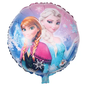 Disney Frozen Princess Tema 18 inch Petrecere Copil de Dus Folie de Aluminiu Baloane Decoratiuni Baloane Aniversare pentru Copii Consumabile Set