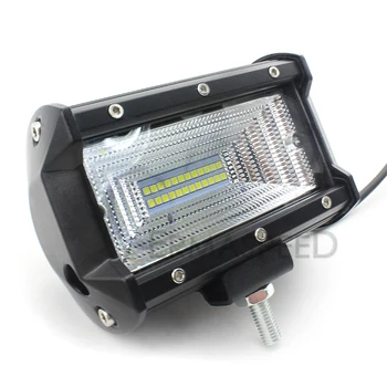 Universal Motocicleta Faruri LED Pereche 6000K 12V lumina Reflectoarelor de Asamblare Aluminiu Lampa de Ceață Curse Motocross Masina Enduro Accesorii