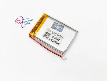 JST 1.25 mm 2pin 3.7 V 1200mAh baterie Litiu Polimer LiPo Baterie Reîncărcabilă conector Pentru GPS DVD mobil joc video, E-carti 603450