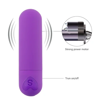Omul nuo 10 Viteza Mini Glont Vibrator Puternic Vibrator G-spot Masaj Jucarii Sexuale pentru Femei Adulte de Sex Produsul USB Vibratoare
