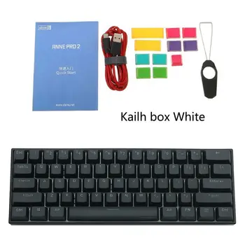 60% Mecanice Tastatura Bluetooth 4.0 Tip C RGB 61 de Taste Tastatură Mecanică de Gaming Kailh Cutie de Comutare