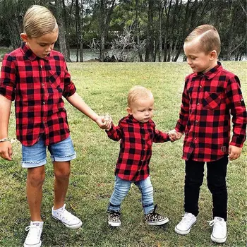 Copii Pentru Copii Baieti Fete Tricou Cu Maneci Lungi, Pleduri Controale Bluze Bluza Casual, Haine