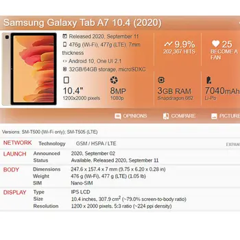 Pentru Samsung Galaxy Tab A7 2020 10.4 Flip Piele Stand Acoperire Pentru Samsung Galaxy Tab A7 10.4 SM T500 T505 2020 Caz + Film+Pen