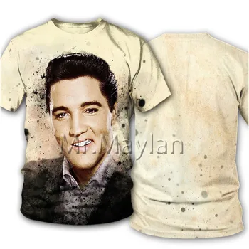 Regele Elvis Presley 3D Print Tee-tricou Barbati/femei Rock Streetwear Tricou 2020 Fanii Modis Haine Hiphop Topuri poleras hombre