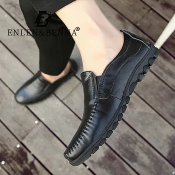2021 Din Piele Pantofi Barbati Lux Respirabil Oameni De Afaceri Mocasini Negru Confortul Casual Pantofi De Moda De Conducere Bărbați În Aer Liber De Mari Dimensiuni 12