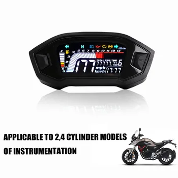 2020 Universal Motocicleta LED Reglabil Vitezometru 13000 RPM Optional Iluminare Digital Odemeter Tahometru Pentru 1,2,4 Cilindru
