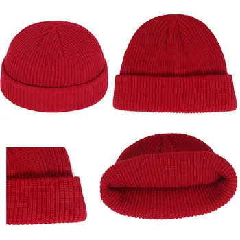 Scurt Chelioși Căciuli Bărbați De Iarnă Beanie Hat Pentru Femei Pălării De Iarnă Pentru Bărbați Șepci Miki Docker Calotă Bonnet Femei Pălărie Tricotate Capac