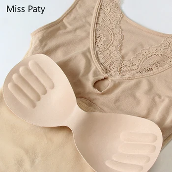 Termică corset tricou de corp dantelă de top veste pentru femei lenjerie de corp catifea pad bretele modelarea cald bază rezervor de top de îmbrăcăminte de iarnă