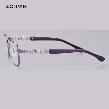 Fierbinte de vânzare de Moda ochelari femei piatra direcția diamante de Brand designer de ochelari femei rama de Ochelari Miopie Prescrioption Optice