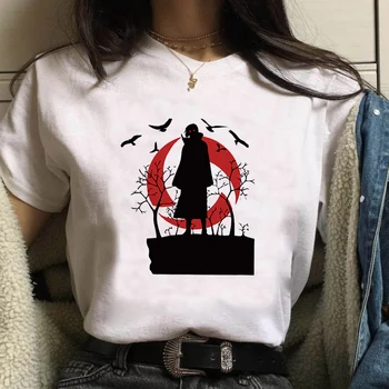 Luslos Femei t shirt Naruto Uchiha Itachi Vara Harajuku Anime Japoneze Amuzante Imprimate tricou Maneca Scurta Streetwear T-shirt