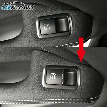 Ușa Ascensorului Butonul ABS Cromate Capac Autocolante pentru Mercedes Benz C W204 E W212 GLK X204 ML GL X166 W166 Masina de Clasa Styling