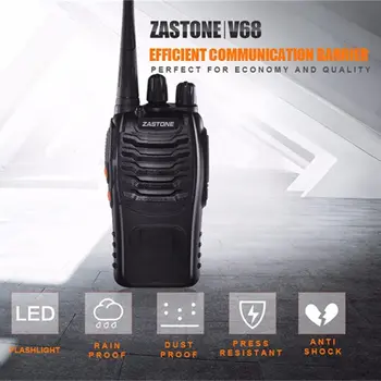 Zastone de Emisie-Receptie UHF 400-470MHZ H-1500MAh Baterie de Emisie-recepție Radio Mini Portabile Reîncărcabile Prompt Vocal 5W 16CH Două căi