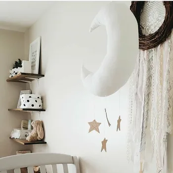 Stil Nordic Copil Pernă Luna Formă De Stea Agățat Decor Dormitor Copii Acasă Agățat De Perete Decor Ornamente Fotografie Recuzită Jucarii