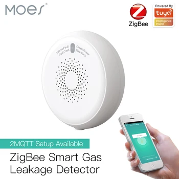 Smart ZigBee Scurgeri De Gaz Detectorul De Combustibil Senzor De Tuya Smart Home Securitate Alarmă Sistem Inteligent De Viață Tuya App De La Distanță Compatibil