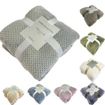 Japonia Stil Moale Flanel Pături Pentru Paturi Faux Blana De Vară Arunca Culoare Solidă Acoperă Canapea Iarna Cuvertură De Pat Lenjerie De Pat Pături