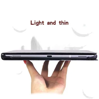 Pentru Apple iPad mini 1 2 3 4 5 PU Imprimate din Piele Comprimat Stand Folio Cover-Ultra-subțire Stele tableta Stand Caz
