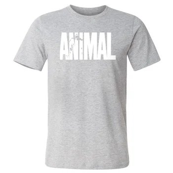 Moda ANIMAL Print Bărbați T-Shirt Sportwear 2019 Vara Bărbat T-shirt Cotten Sus teuri Haine pentru Barbati Maneca Scurta Tricou Casual