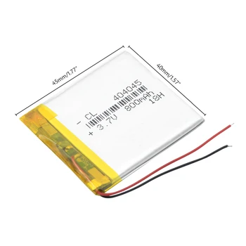 3.7 V litiu polimer baterie 404045 044045 800mA baterie Reîncărcabilă Li-ion Celule Cu PCB Pentru MP4 MP5 GPS PDA Banca de Putere Electrică de Jucărie