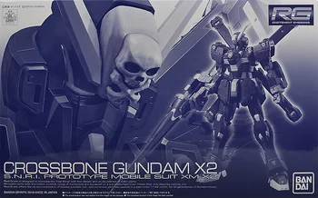 BANDAI GUNDA PB RG 1/144 oase încrucișate GUNDAM X2 modelul Gundam copii asamblate Anime Robot de acțiune figura jucarii