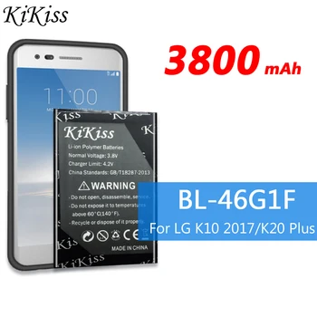 3800mAh BL-46G1F Baterie Pentru LG K20 /K10 2017 Versiune /L20 Plus K425 K428 K430H m250 BL 46G1F Telefon Mobil Baterie de Mare Capacitate