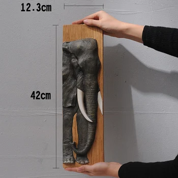 Decor de perete Animale 3D Pictura Vultur, Elefant, Cerb Taur Murală Rășină de Perete Agățat Ornamente Accesorii pentru Casa Noua Casa Cadou