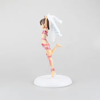 24cm Misaka Mikoto Electro Master Toaru Kagaku Nu Railgun de costume de Baie Bikini PVC Model de Desene animate Anime Acțiune Figura Jucarii