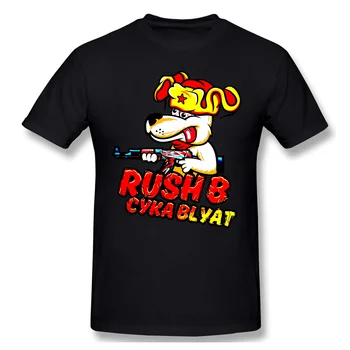 Rush B Cyka Blyat Tricou Alb CSGO Counter Strike Global Offensive Tipărite Tricou de Vara Mare Tricouri 2020