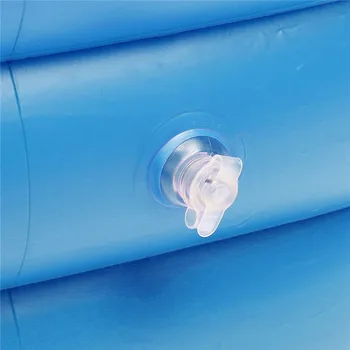 165x85x45cm Albastru de Mari Dimensiuni Gonflabile Baie cu Cadă SPA PVC Pliere Portabil Pentru Adulți Cu Pompa de Aer de uz Casnic Gonflabile Hidromasaj