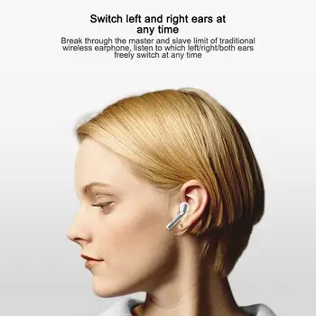 H17T TWS Pavilioane Wireless Bluetooth Headset 5.0 audio Hi-fi cu Adevărat Wireless Stereo Căști cu 35Hrs Redare cu Încărcare Caz