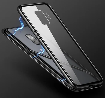 Magnetice de Adsorbție Metal Caz Pentru Samsung Galaxy S8 S9 S10 Plus S10E S7 Edge Note 10 9 8 M20 A30 A50 A7 A8 A9 J4 J6 Plus 2018