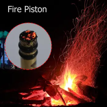 Alama Metal de Foc Piston cu Char Pânză-Rulote / de Supraviețuire / Preppers în aer liber de Urgență Foc Tub de Camping de Supraviețuire în aer liber, Instrumente
