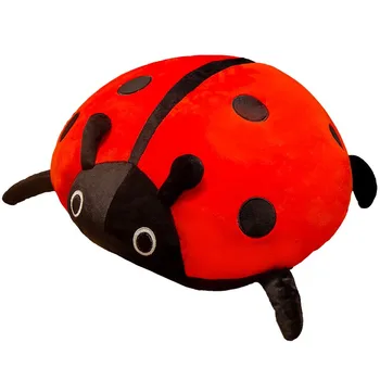 Fierbinte Huggable Frumos 80cm/60/40cm/ drăguț jucărie de pluș moale, colorat ladybird, gărgăriță insecte papusa perna copii cadou de ziua de nastere