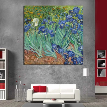Floare Van Gogh Nordic Poster Panza Pictura, Postere, Printuri De Marmură Arta De Perete Pictura Tablouri Decorative Moderne, Decor Acasă