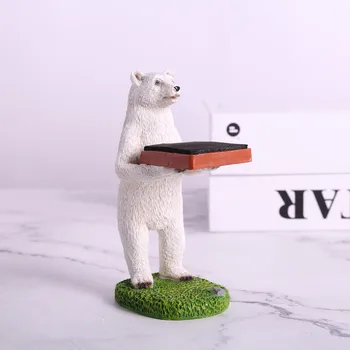 Panda Urs Polar Urs Brun Ceas De Depozitare Bijuterii Display Stand Suport Cu Burete Inel Cercei Bratari Coliere Cadou De Ziua De Nastere