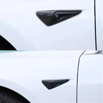 2 buc negru strălucitor parte Masina aparat de fotografiat capac de protecție Pentru Tesla Model 3 X S Y Decor capac accesorii