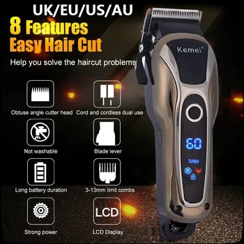 Frizer profesionist de Tuns Kit USB Electric de Tuns T-Outliner Tăiere Barba de Tuns aparat de Ras Barbati Frizer Tăierea Părului