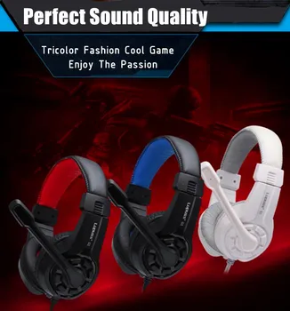 Reducere LPS G1 Muzica Super Bass Gaming Headset Casque Audio pentru Căști Ușoare Căști cu Microfon pentru Calculator PC Gamer