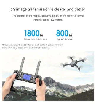 LSRC K20 Drone GPS 5G HD 4K aparat de Fotografiat Profesional 1800m Imagine Transmisie Motor fără Perii Pliabil Quadcopter RC Dron Jucarie Cadou