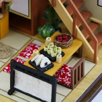 Diy Casa Papusa 2020 Nou Diy Cabana Creative Arhitectura Japoneză Casa Papusa De Asamblare Qixi Trimite Băiatul Ziua De Nastere Prietena Cadou
