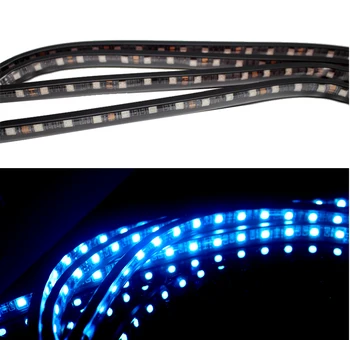 Niscarda Muzică de Control de la Distanță RGB Benzi cu LED-uri Sub Masina Tub Underglow Șasiu Sistem de Neon Lumina DC12V IP65 5050 SMD