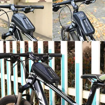 Ciclism Rezistent La Apa De Mare Capacitate Hard Bike Sac Sac De Cadru De Telefon Mobil Eva Top Tube Sac Nou