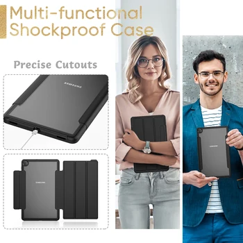 2019 Samsung Tab 10.1 Cove Cu Creion catarama Pentru Piele Samsung Galaxy Tab 10.1 Cazul SM-T510 SM-T515 Tableta Smart Cover