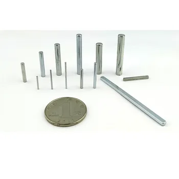 Subțire Magnet Dia.1-10mm Fantă Presor Cilindrice Magneți Precizie Tijă Magnetică Magnetică 50pcs