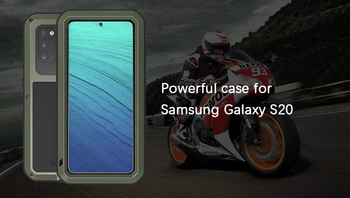 S20+ LOVE MEI Impermeabil Caz Pentru Samsung Galaxy S20 Ultra Plus S20 Caz de Șoc Murdărie Dovada Rezistent la Apă de Metal Armor Cover S 20
