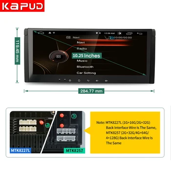Kapud Android 10.0 Auto Multimedia Player Pentru BMW X5 E53 1998-2003 Pentru BMW E39 Seria 7 1995-2002 de Navigare GPS Sistem Radio