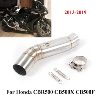 CBR500 CB500X CB500F Motocicleta de Evacuare Sistemul de Evacuare Mijlocul Conectați Tubul Link-ul de Țeavă Pentru Honda CBR500 CB500X CB500F 2013-2019 Alunecare