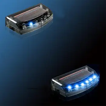 Lampă de alarmă Auto energiei Solare Simulate de Alarmă de Avertizare Strobe Lumina Anti-Furt 6 LED-uri de Semnal Sistem de Securitate Lumina