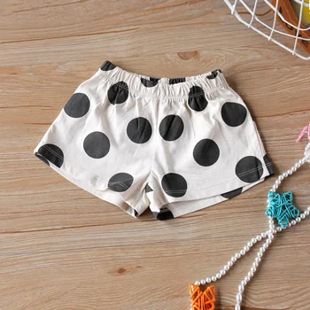 De Vară 2020 Nou Copil Haine De Vară Polka Dot Imprimate Îmbrăcăminte Maneca Scurta Top + Pantaloni Scurți Două Seturi Haine Copii Fete De Îmbrăcăminte