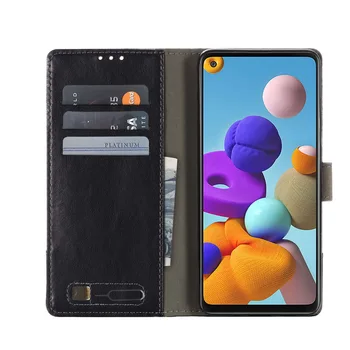 Pentru Samsung Galaxy A21S A31 A41 A81 A91 de Lux din Piele PU Carte de Titularul de Sloturi Caz de Telefon Pentru Samsung Nota 20 5G Ultra Cazuri